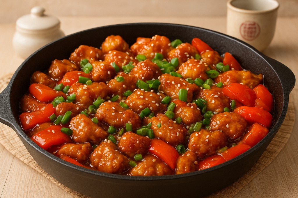 Курица в кисло-сладком соусе