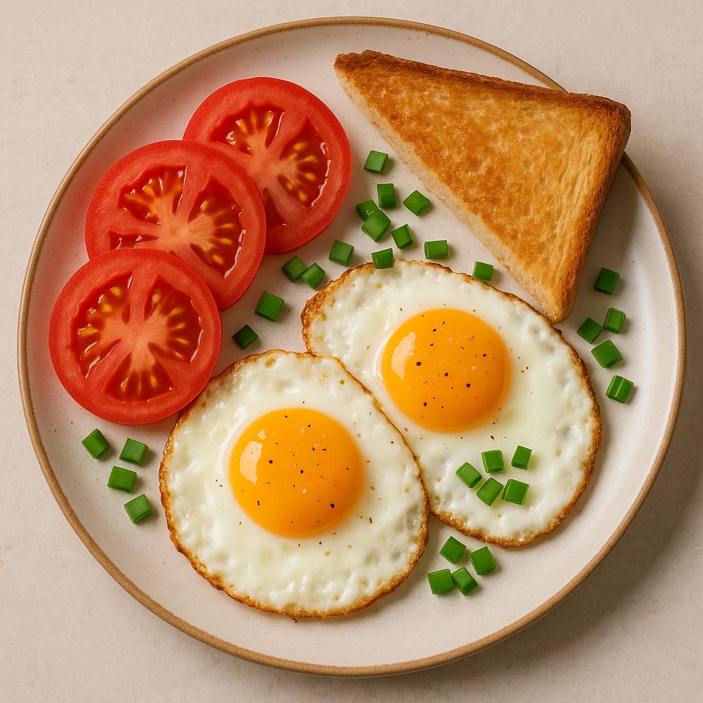 Яичница глазунья