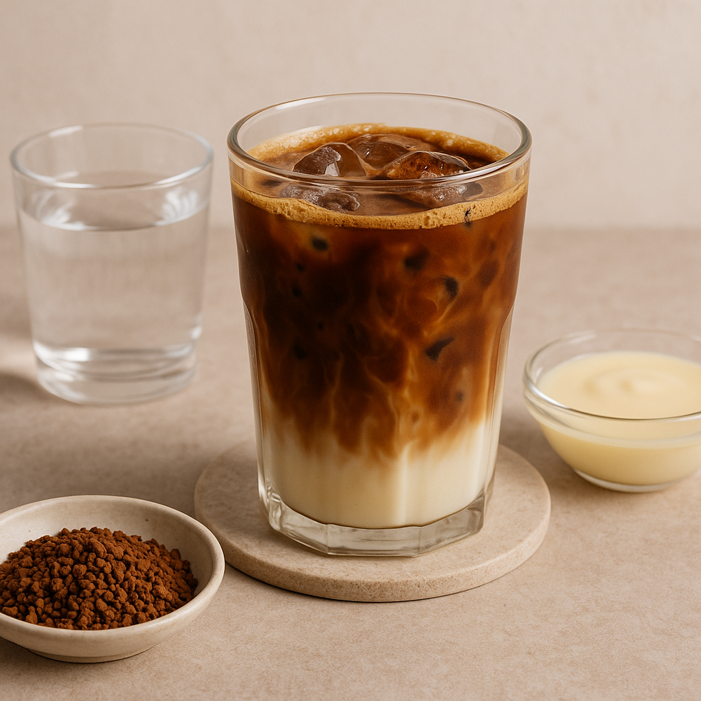 Кофе с молоком из кофе-машины