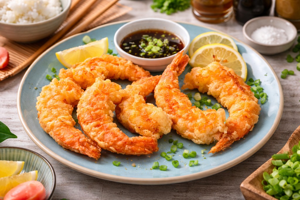 Креветки в темпуре