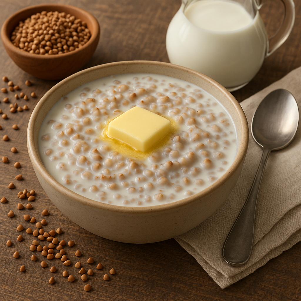 Молочная гречневая каша