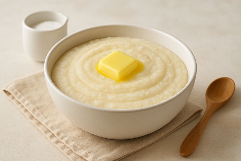 Манная каша с молоком