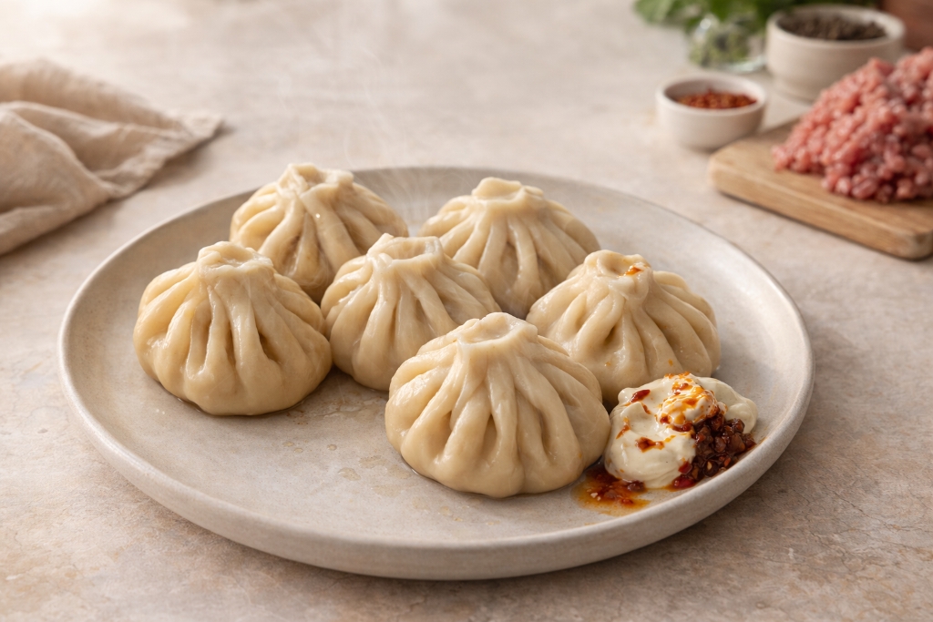 Хинкали с говядиной