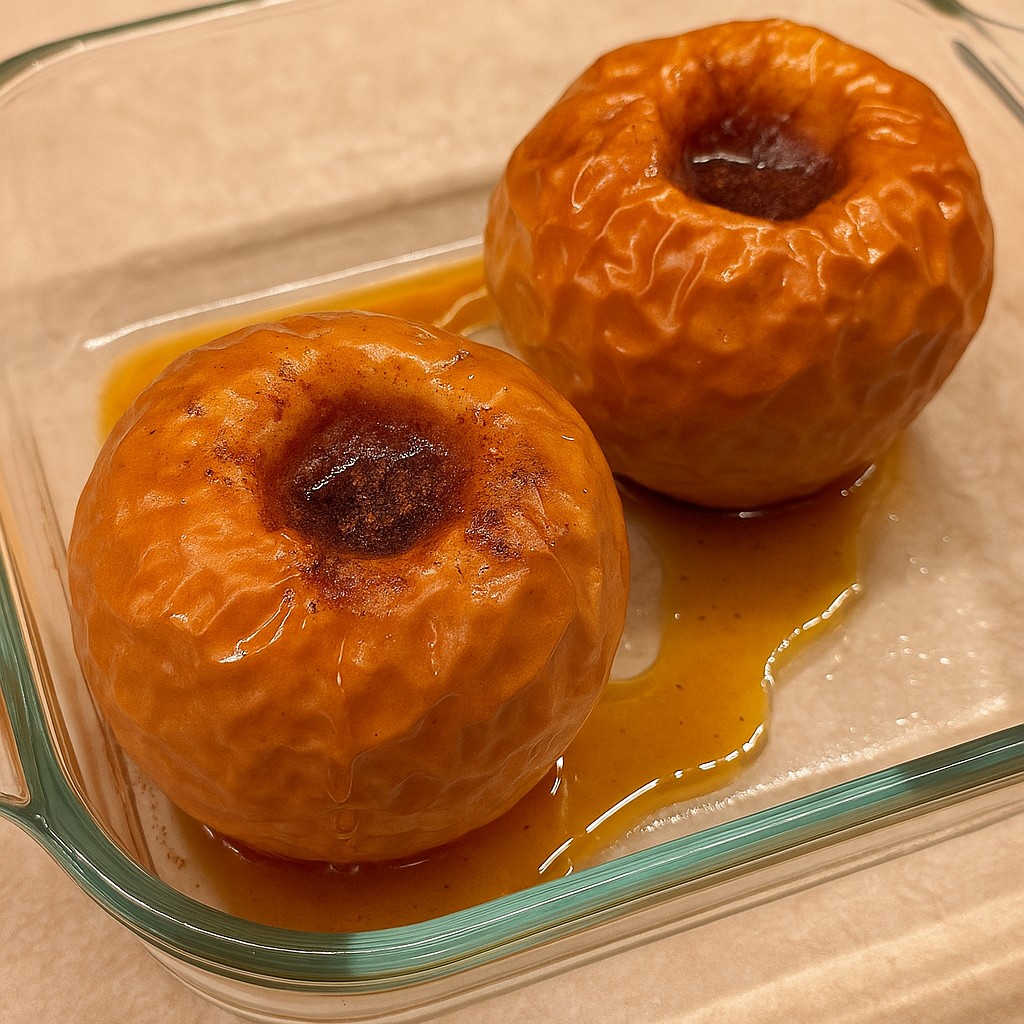 Запеченное яблоко