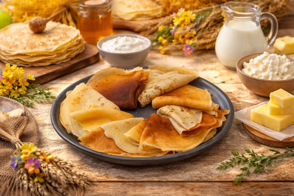 Блинчики на молоке