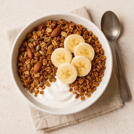Гранола с йогуртом