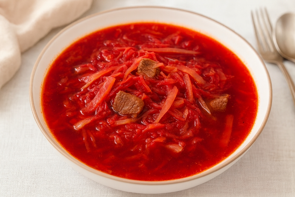 Борщ с говядиной