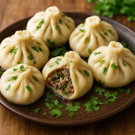 Хинкали с говядиной