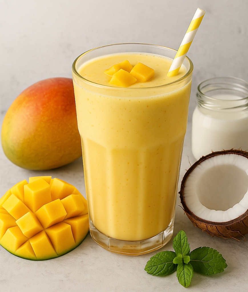 Манго-кокос шейк