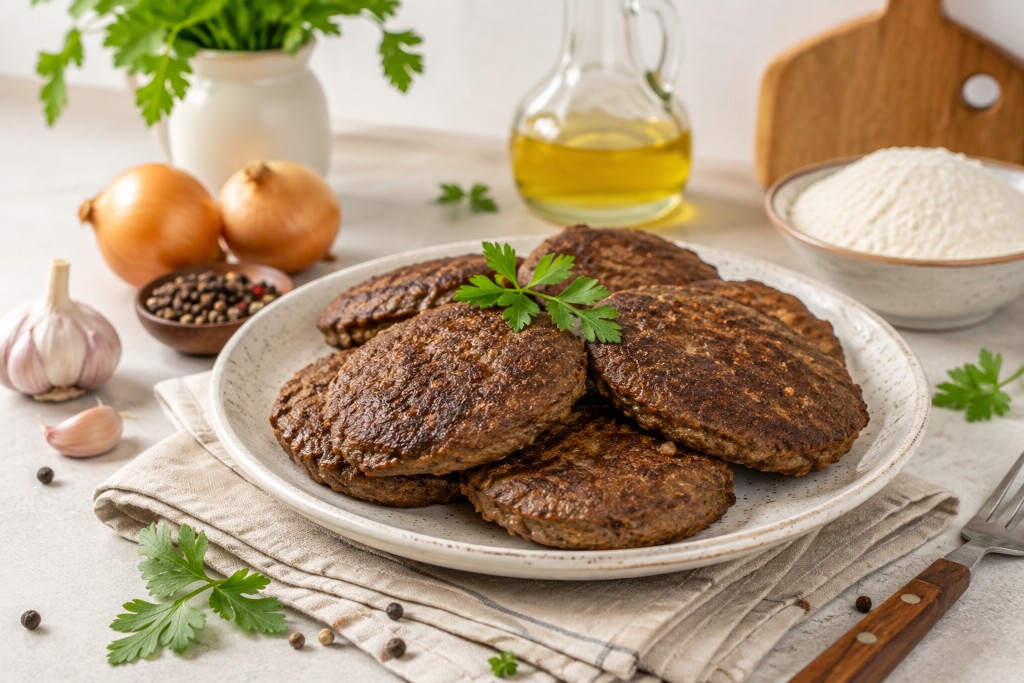Печёночные оладьи